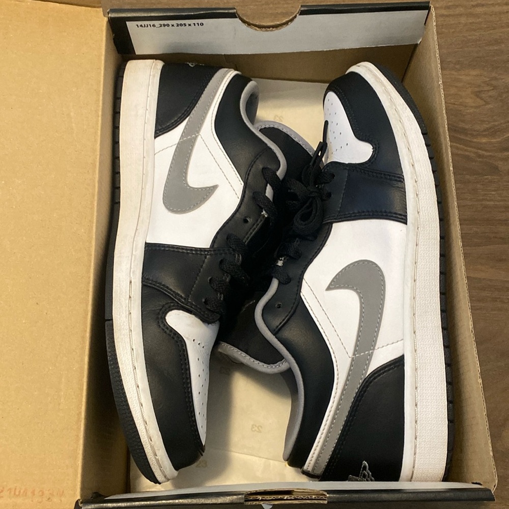 AIR JORDAN 1 LOW (Black/White/Grey) 8.5M